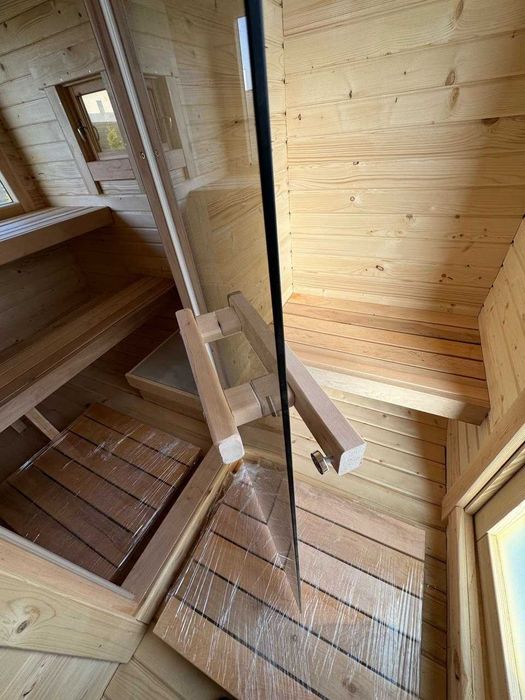 Sauna ogrodowa KWADRO z panoramicznym oknem