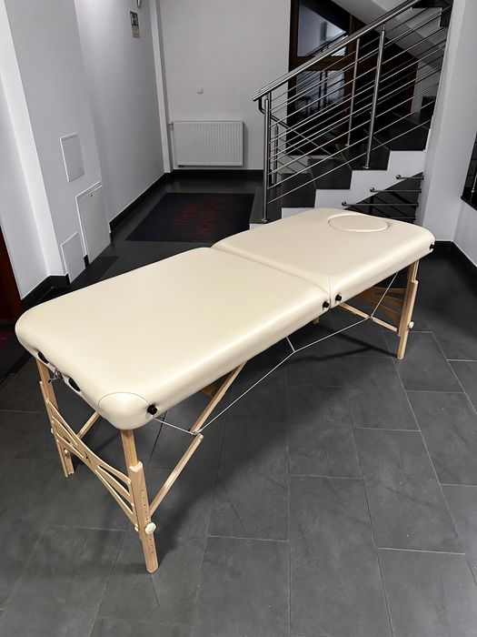 Zestaw do masażu Habys – stan idealny! Łóżko + pokrowiec + 2 kształtki