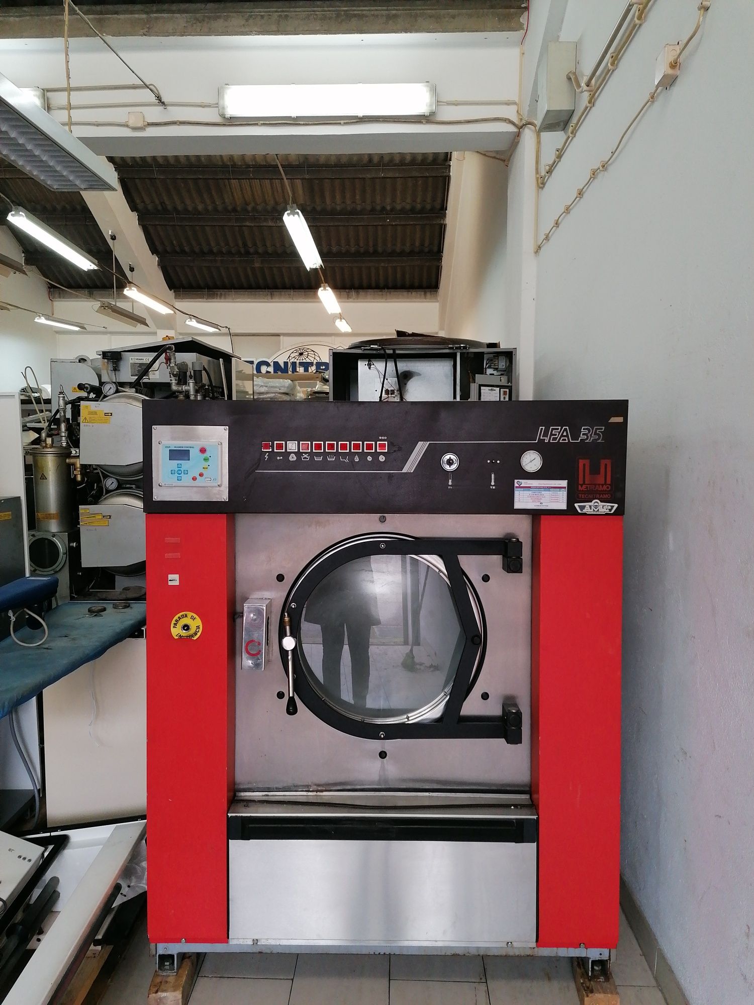Têxtil LFA 35 ocasião máquina de lavar roupa industrial 45kg