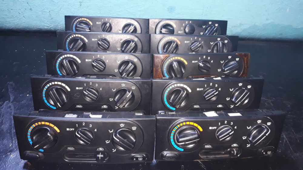 Блок панель управления печки БУП Ланос Lanoc ДЕФЕКТНИЙ Разборка