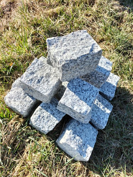 Kostka granitowa szara, Kostka brukowa, bruk, 8/11 tzw.10 łamana