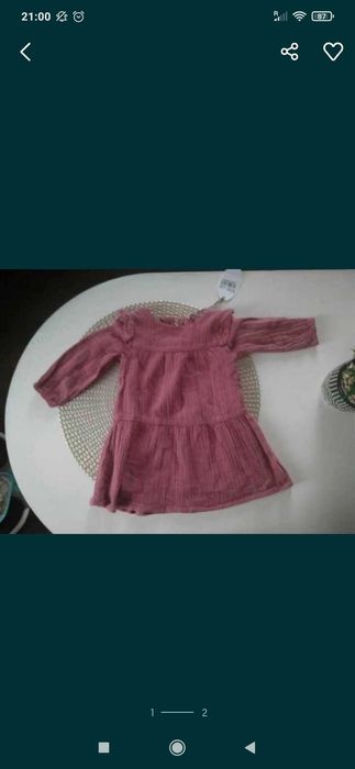 Sukienka dla dziewczynki rozmiar 3-6