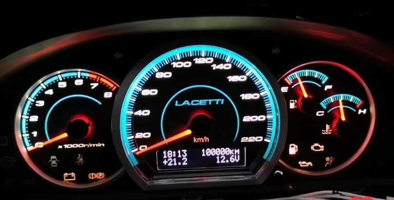 Приборная панель для  Lacetty, Lanos, Ланос, Sens, с компьютером