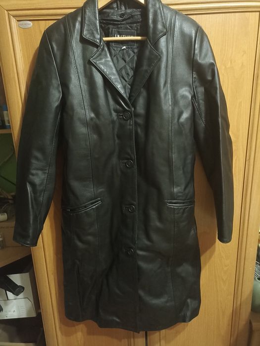 Kurtka damska skórzana r. M czarna