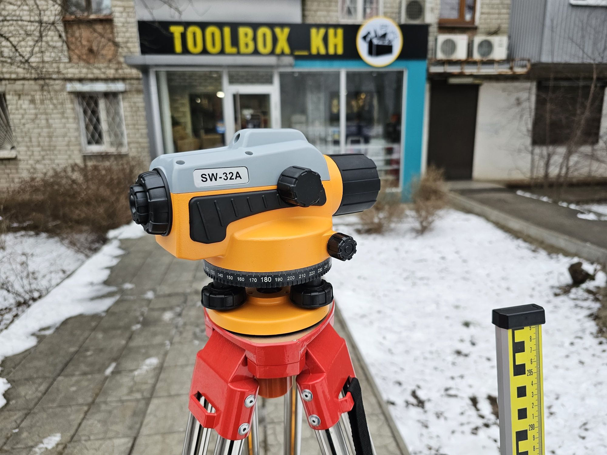 Крмплект Нівелір оптичний Sndway SW-32A Рейка Yato 3м Штатив Гарантия