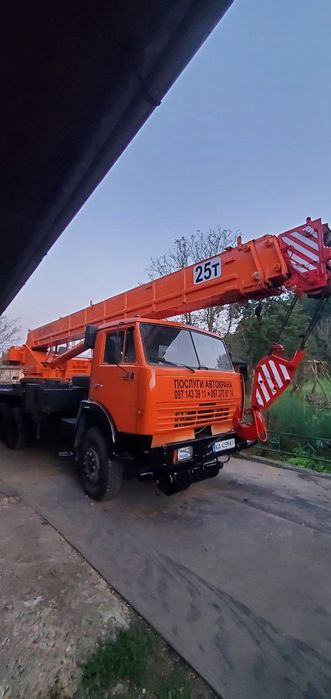 Автокран 25 тн., послуги