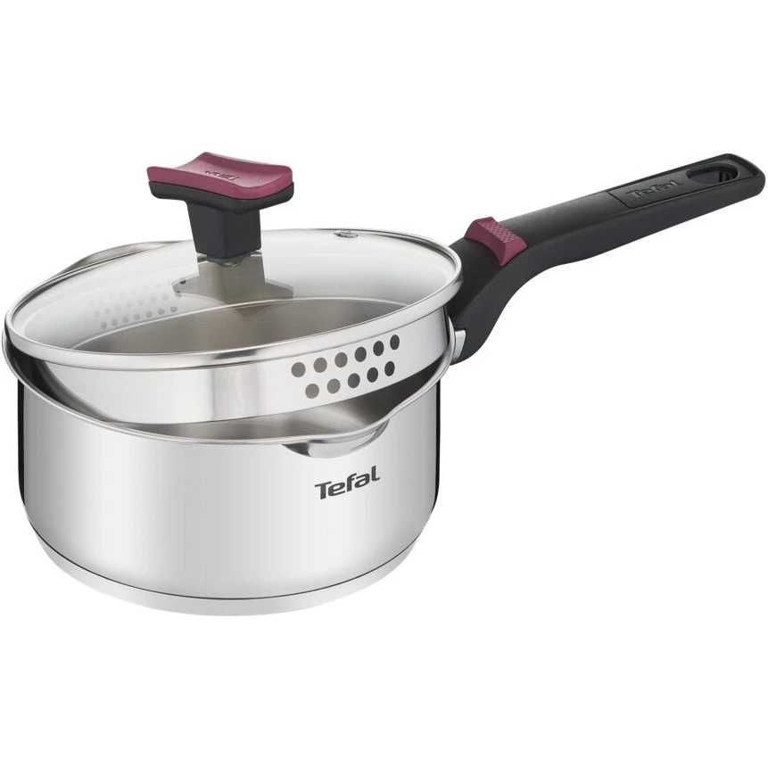 Набір посуду Tefal Cook&Clip 10 предм G723SA74 Набор посуды кастрюль