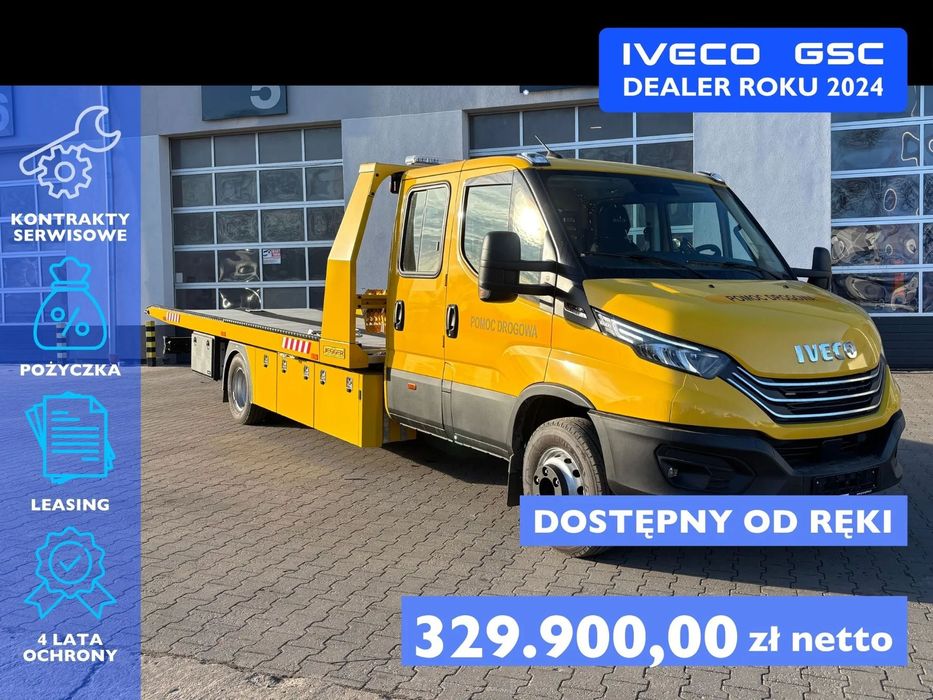 Iveco Daily POMOC DROGOWA 70C21HA8 Hydroplatforma Okazja  Iveco Daily 70c21ha8 POMOC DROGOWA SPECJALNY od ręki, wyprzedaż