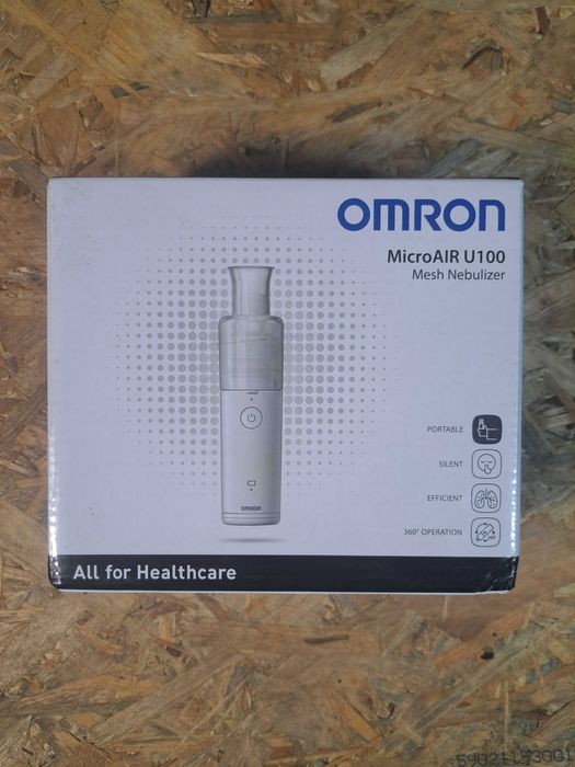 Nebulizator siateczkowy OMRON MicroAir U100 powystawowy,komplet zestaw