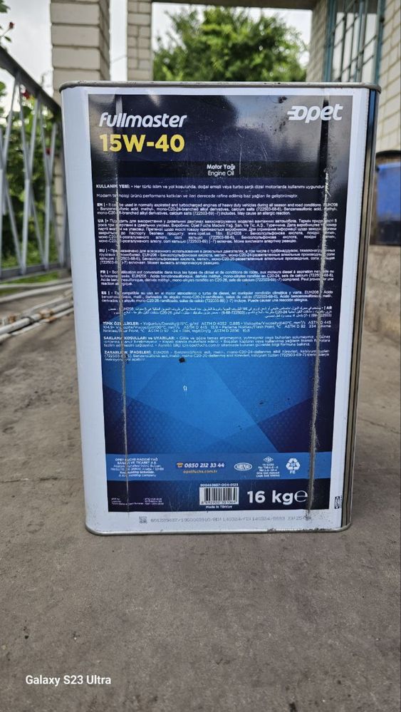 Opet fullmaster 15w 40