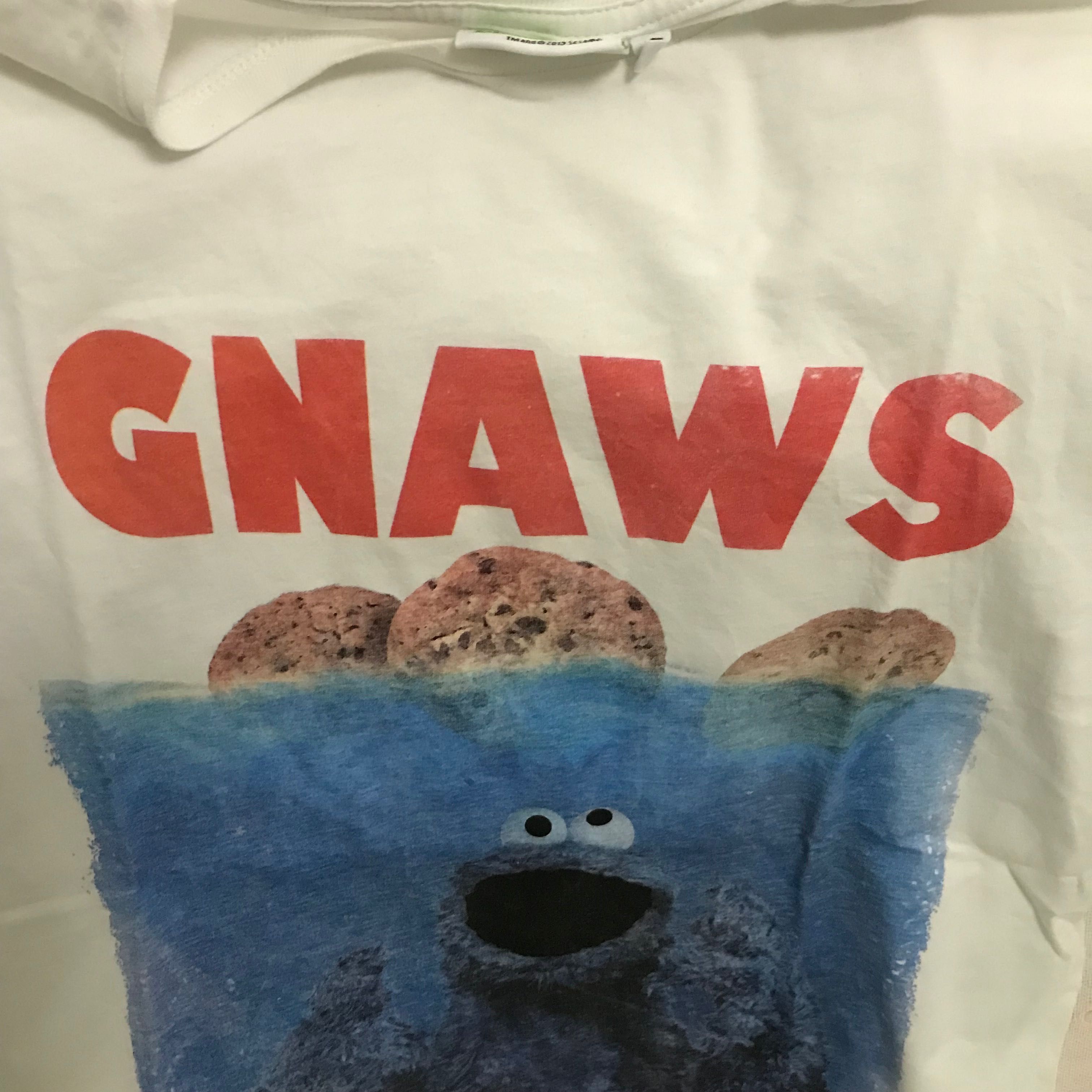 Tshirt gnaws monstro das bolachas