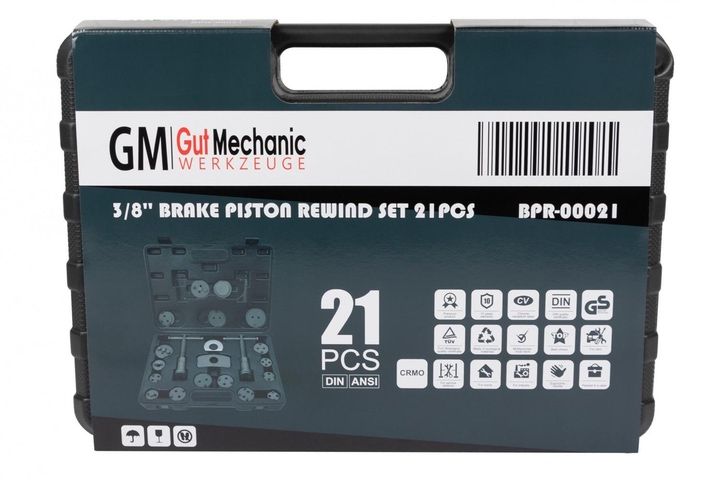 Набір для ремонту гальмівних поршнів GUT MECHANIC 21ШТ