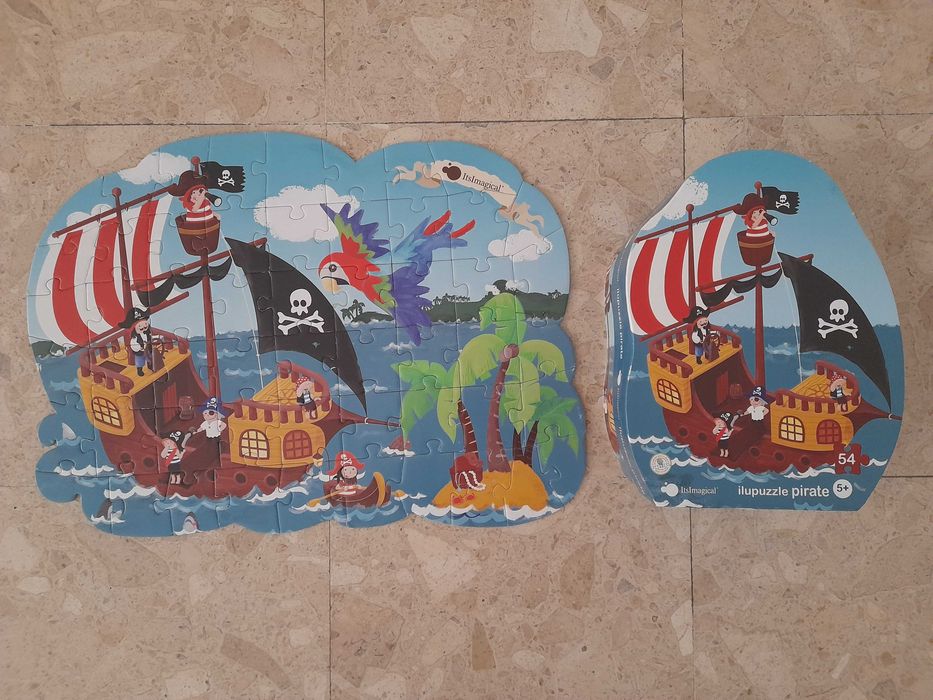 Its Magical Puzzle dos Piratas 54 Peças