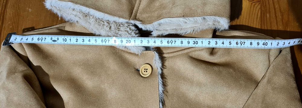 Casaco Zippy Longo com Forro de "Pele" (13/14 anos) como NOVO!