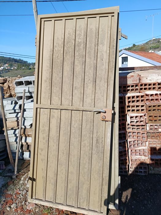 Portão de 2 folhas galvanizado