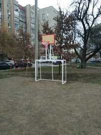Футбольні ворота баскетбольний щит дитячий майданчик кільце баскетбол