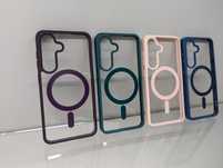 Противоударный чехол Samsung S24 BQ MagSafe Clear все модели
