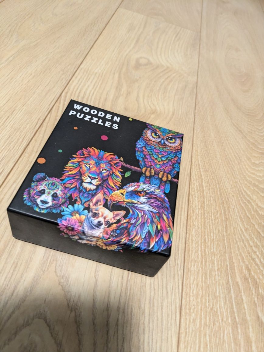 Puzzle układanka drewniana smok
