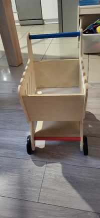 Wózek drewniany dzieciecy