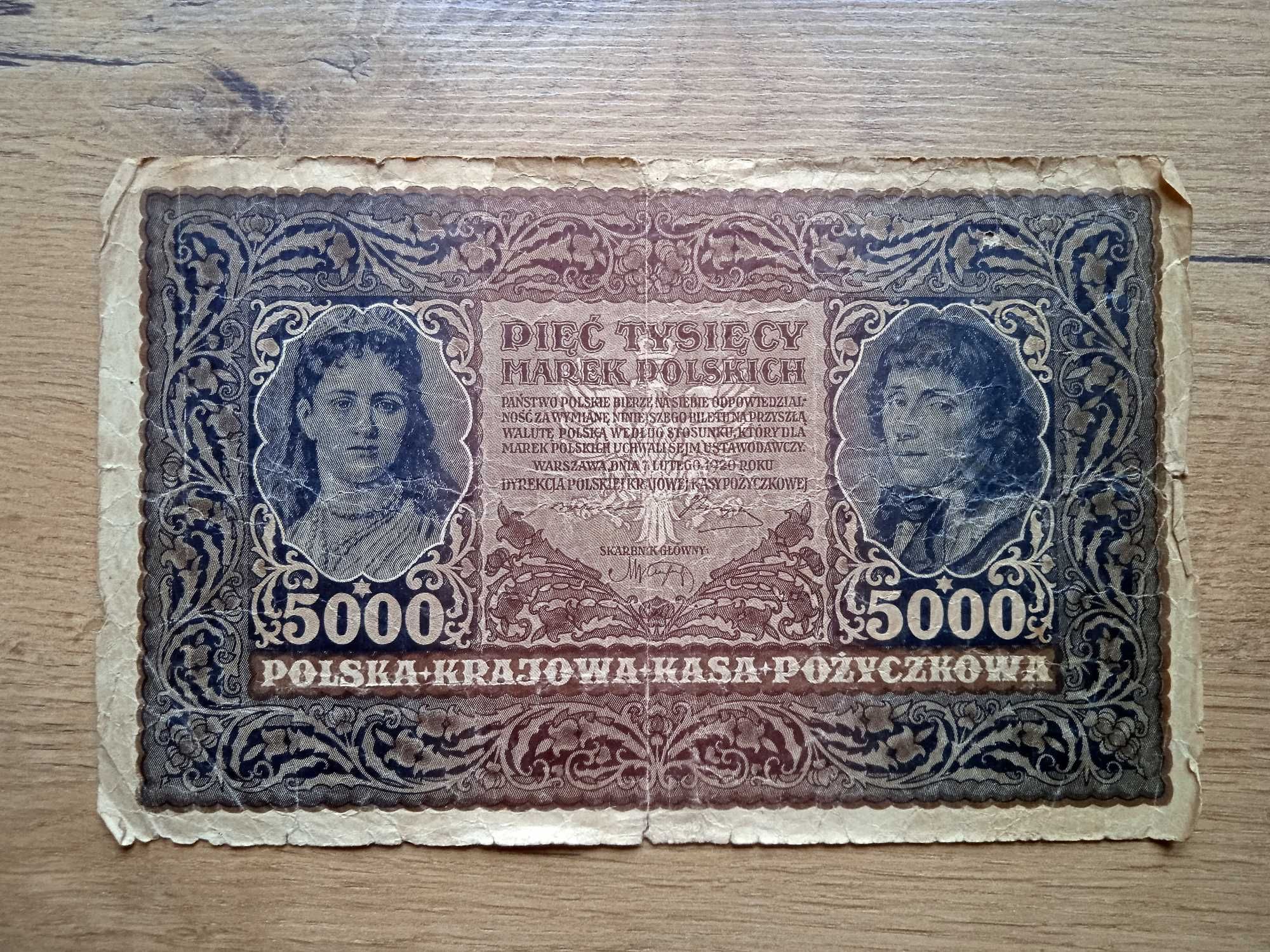 5000 Marek  1920  -  III Serja C  -