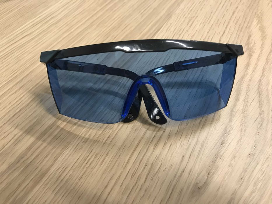 Okulary ochronne do lasera NIEBIESKIE