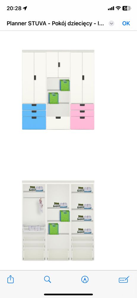 Szafa meble ikea stuva
