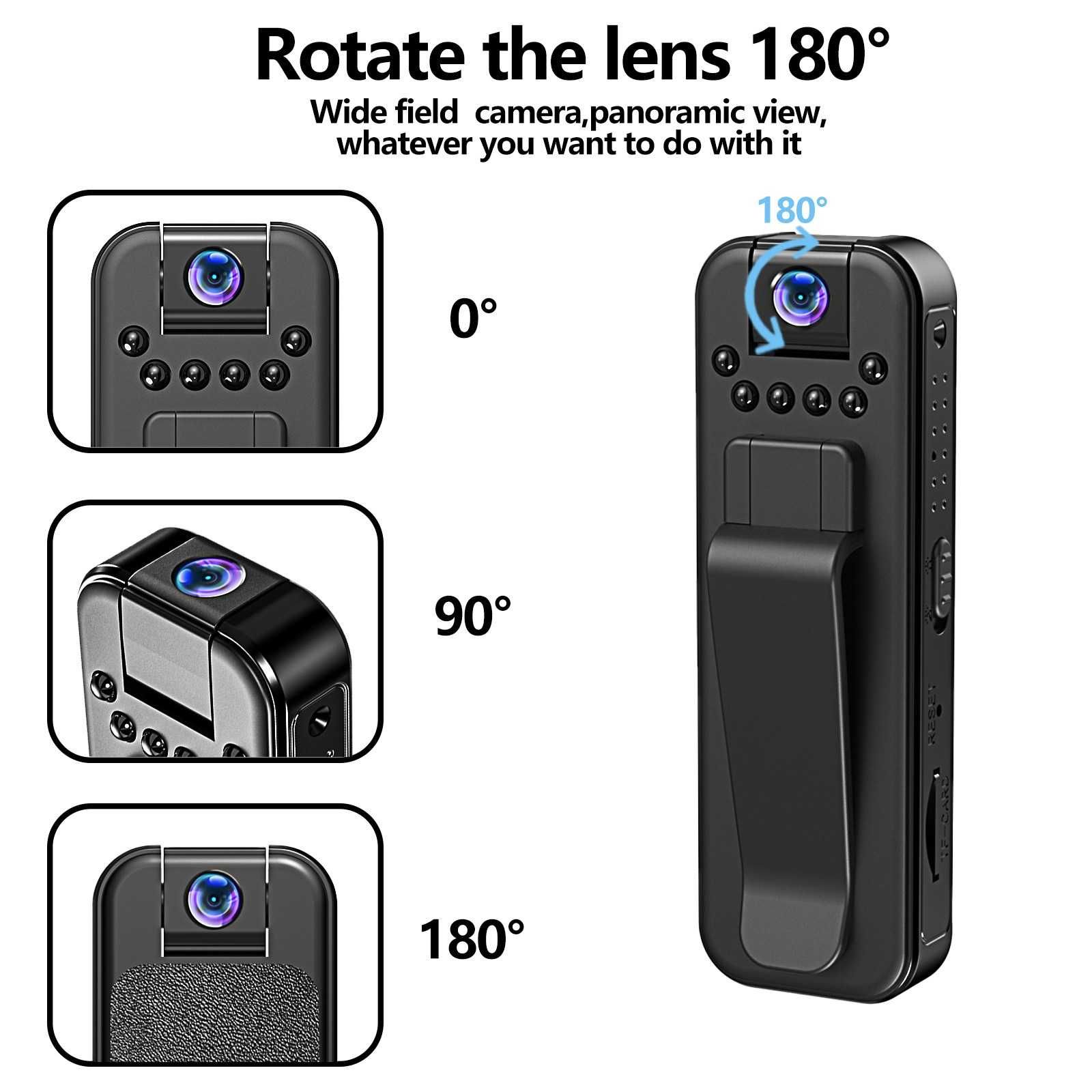 Mini kamera Wifi 1080P noktowizor na podczerwień miniaturowa kamera