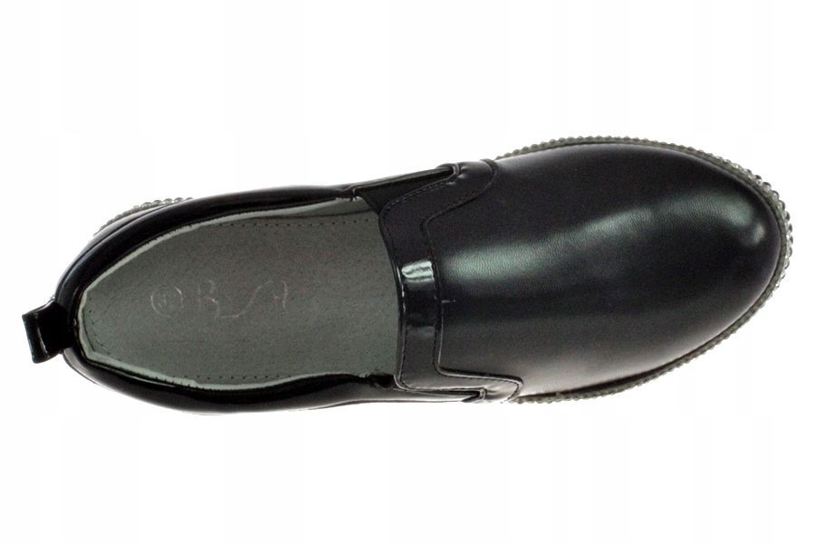 Rozmiar: 32 Półbuty Balerinki Eleganckie Czarne 6095