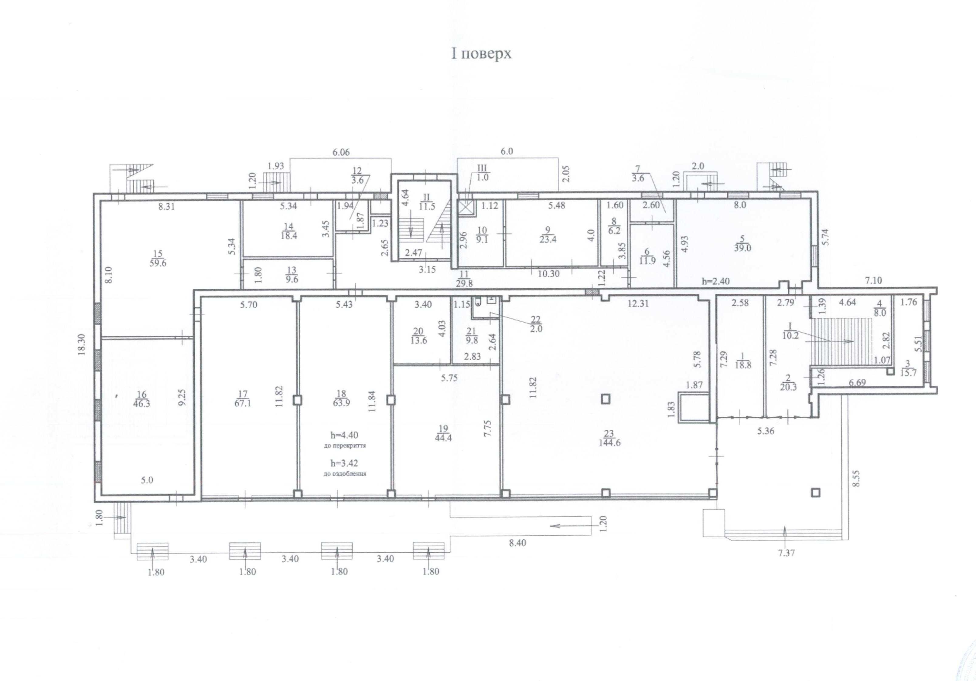 Продаж 3-поверхового торговельного центру 1821 кв.м, м. Апостолове