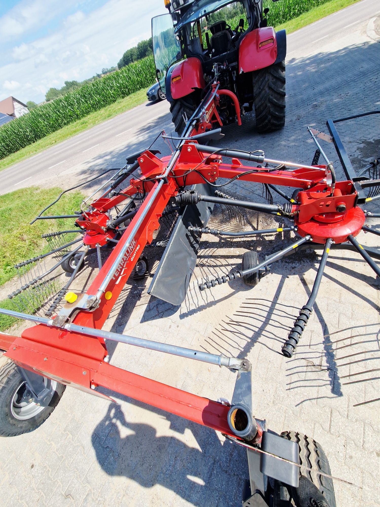 Vicon Andex 724 Deutz Zgrabiarka dwu karuzelowa Super Stan  krone Sip