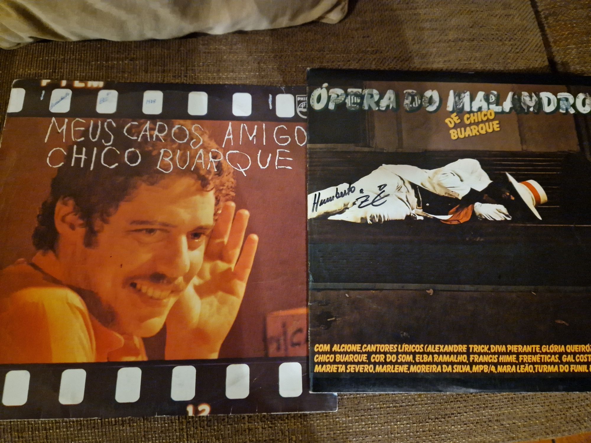 Discos de vinil (Joplin, ,Chico Buarque)