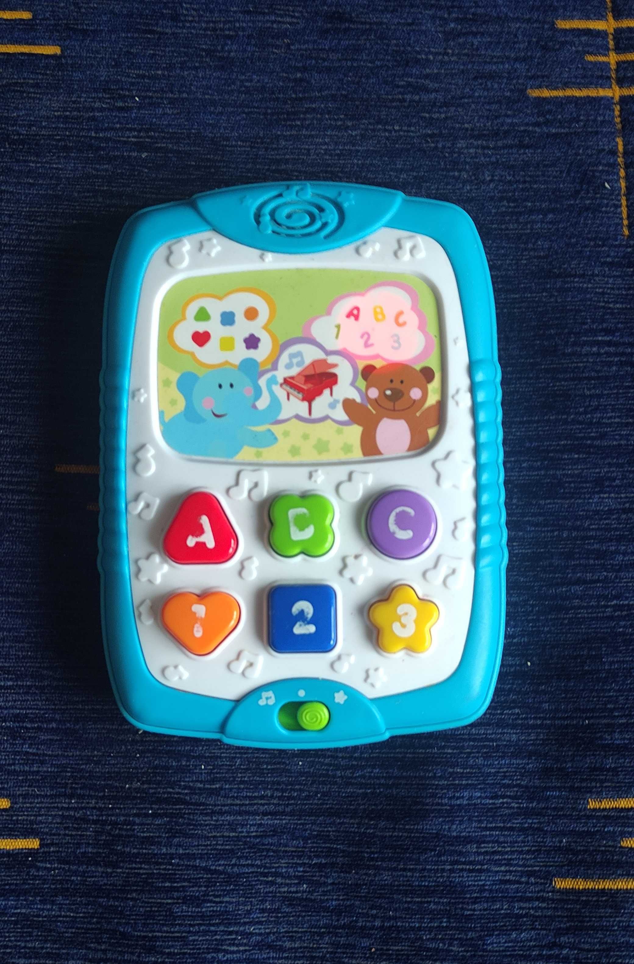 Zabawka interaktywna - tablet / grający / świecący / mówiący!