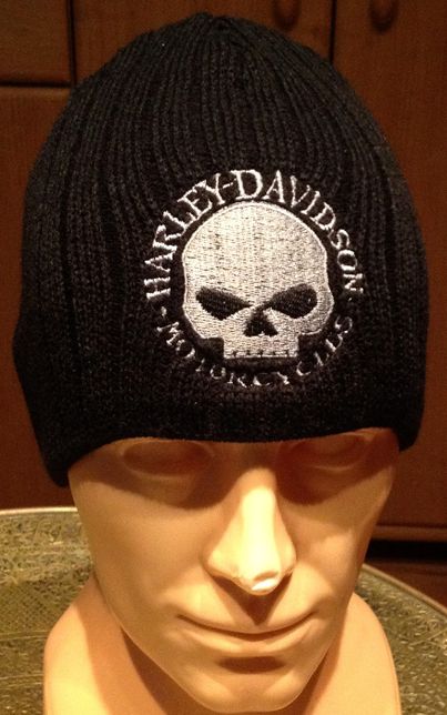 Zimowa czapka Harley Davidson Skull