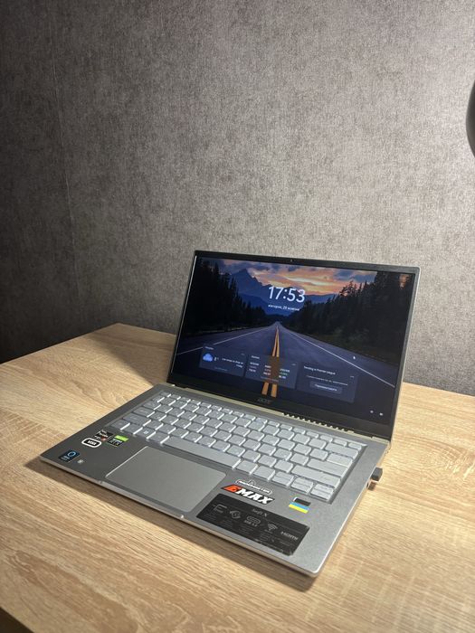 Ноутбук Acer Swift X, Ryzen 7 5800U, RTX 3050Ti, 16Гб, ssd 512гб