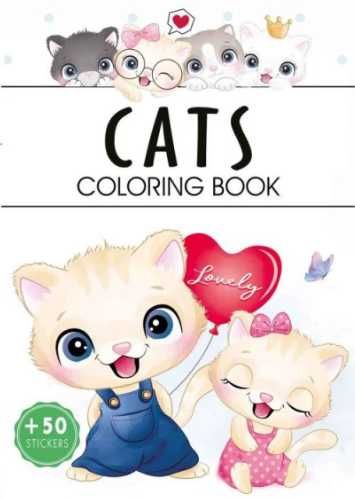 Cats. Coloring book - praca zbiorowa