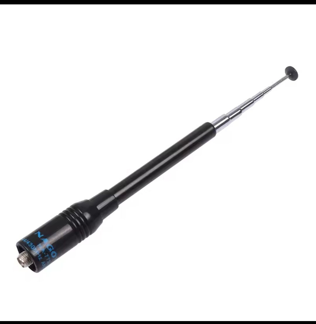 телескопічна антена NA-773 SMA-F UHF+VHF для BAOFENG UV-5R/82/B5/B6 88