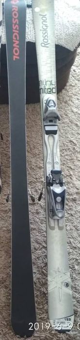 Narty firmy Rossignol roz 155 w dobrym stanie