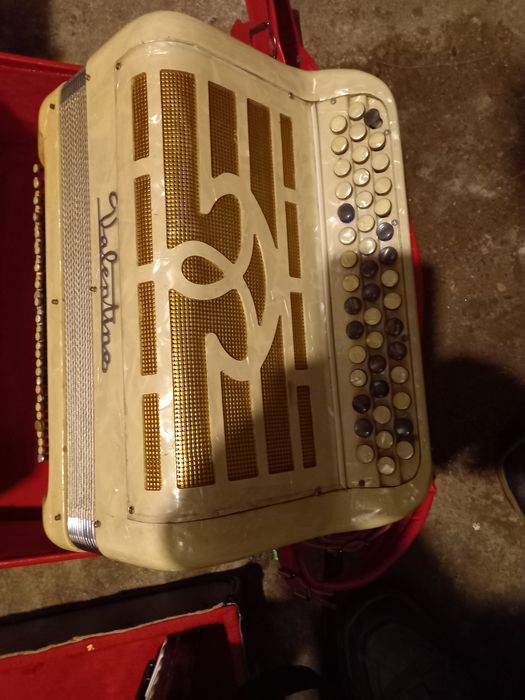 Acordeão muito antigo mas a tocar bem