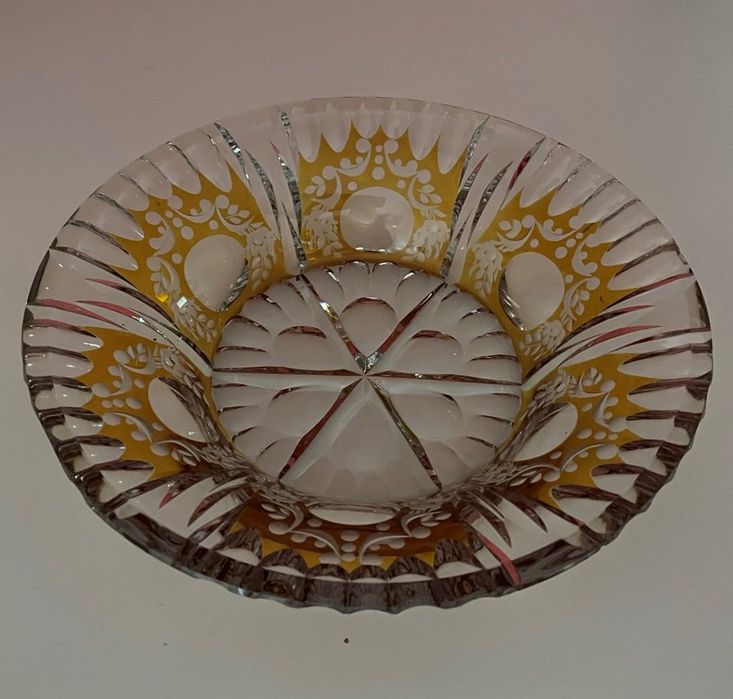 Kryształ PRL głęboka misa 27 cm