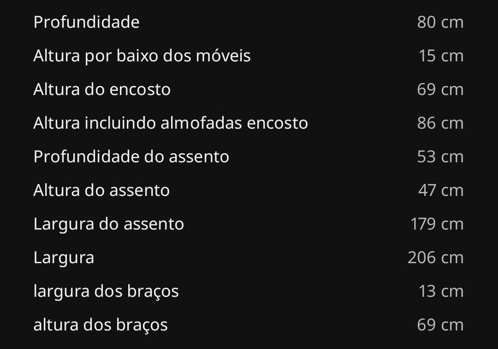 Sofá Ikea (capa removível)