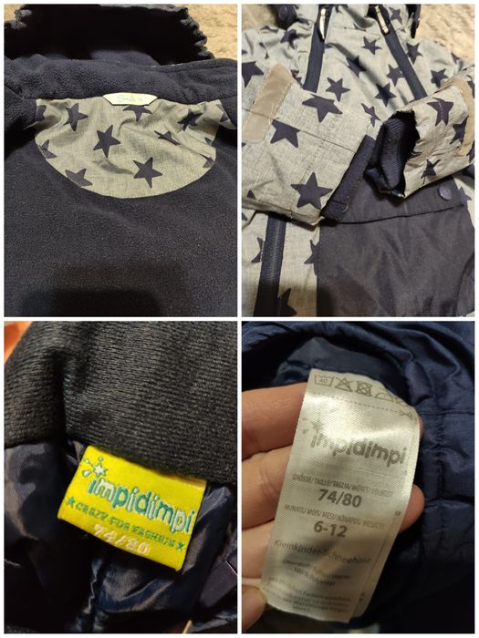 Куртка курточка smile комбінезон impidimpi термо тепла костюм зимовий