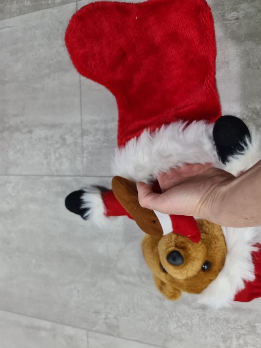 Duża skarpeta na prezent święta