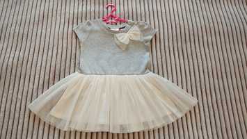 Платье с фатином для девочки 1-2лет.