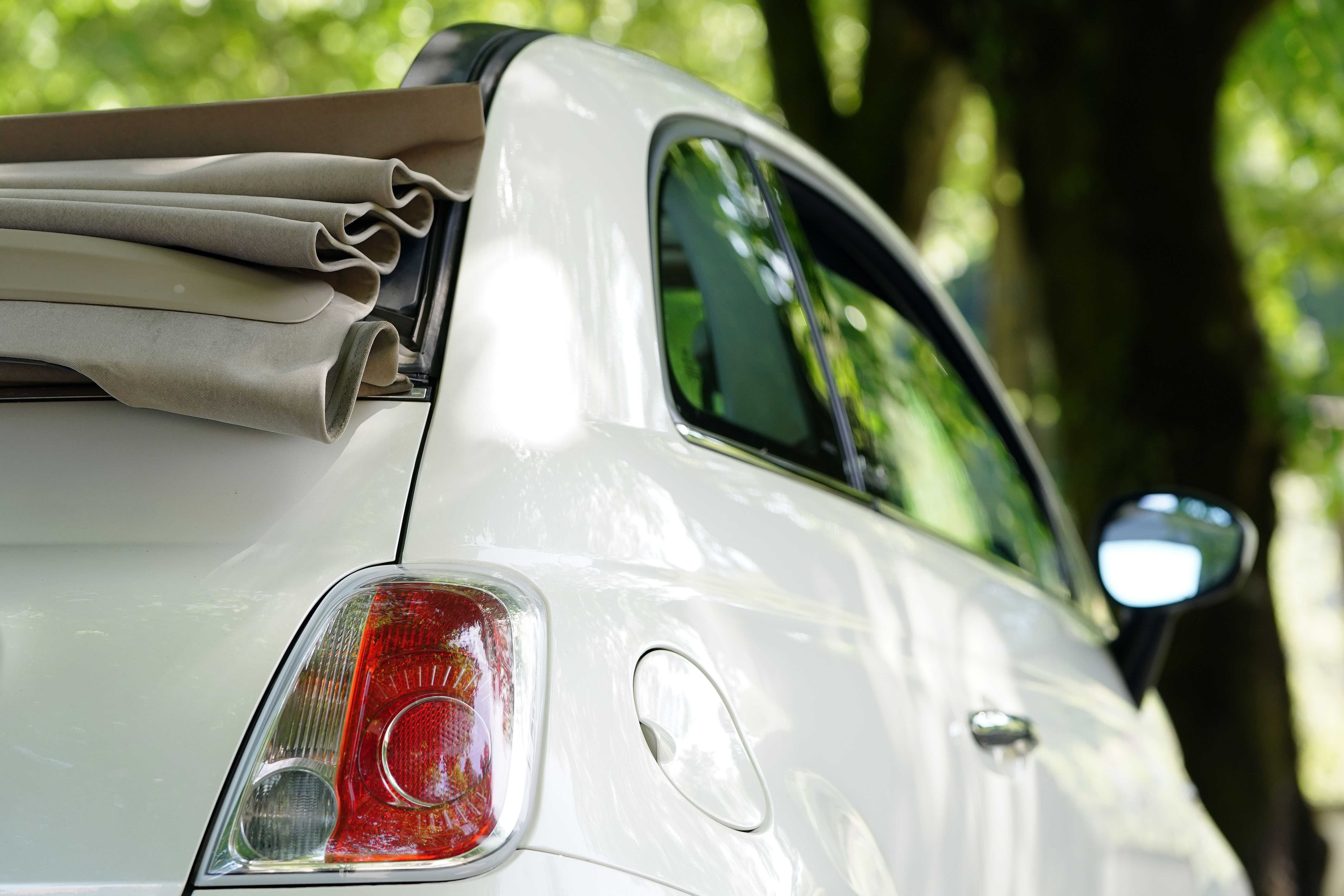 fiat 500 Cabrio Branco Pérola