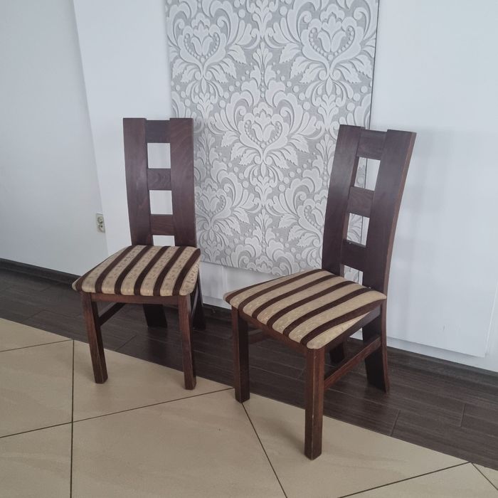 Krzesło krzesła bukowe drewniane dom sala tapicerowane