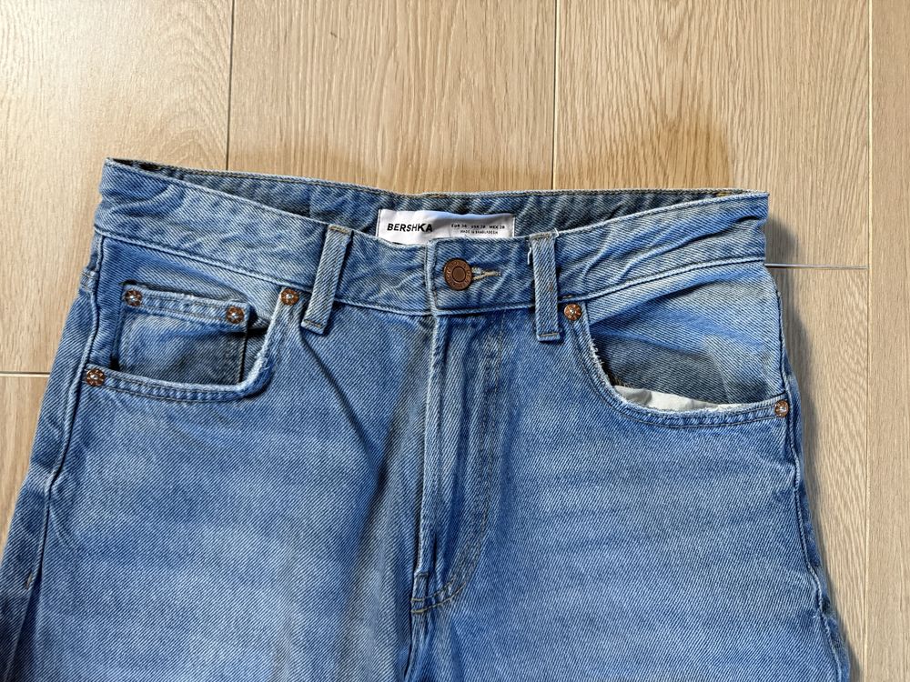 Jeansy baggy Bershka 34