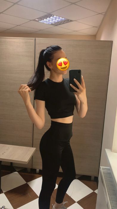 Костюм для залу ( топ+ лосіни)