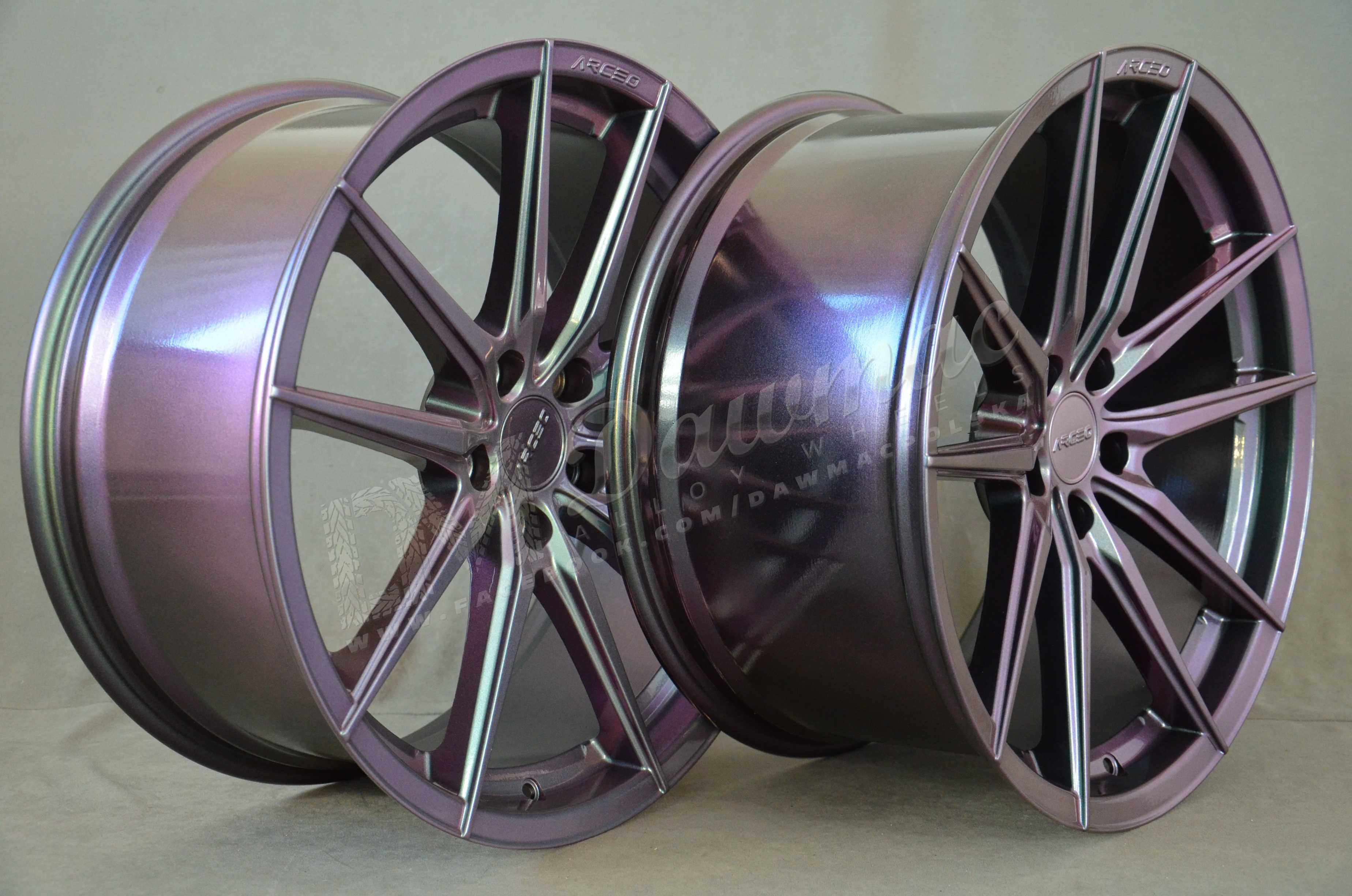 Felgi Arceo Monaco 19" 8,5J ET33 + 9,5J ET40 5x112 Midnight Purple