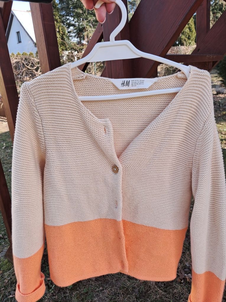 Kardigany Sweterki H&M 116-122  2szt