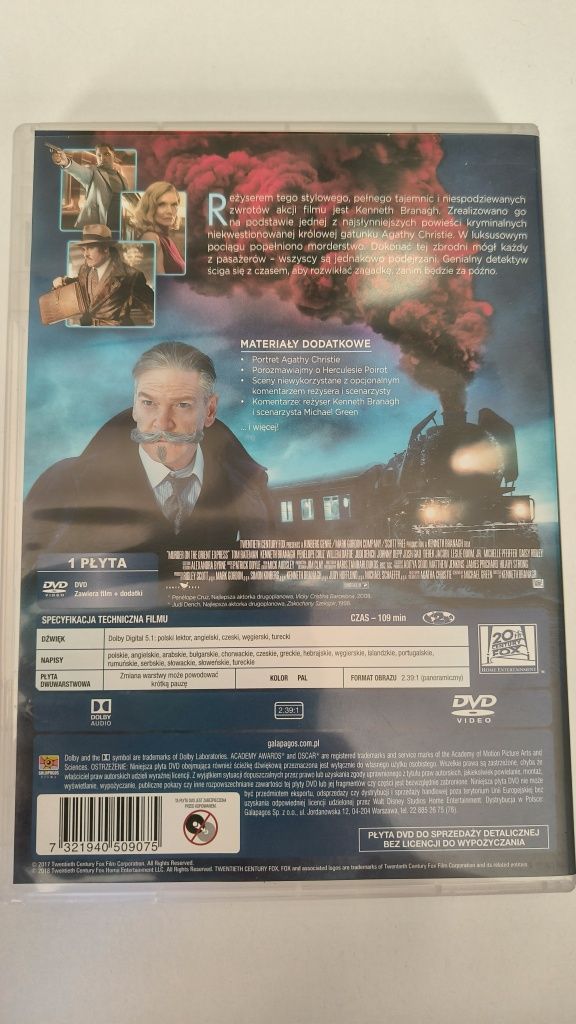 Morderstwo w orient express - DVD film